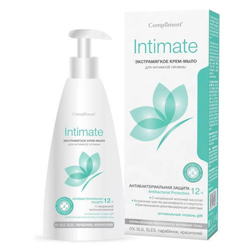 Compliment Intimate Экстрамягкое Крем-мыло для интимной гигиены 250 мл