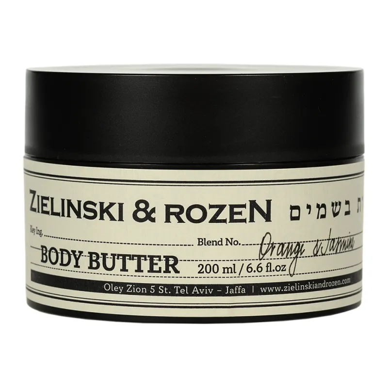 Zielinski & Rozen Крем масло для тела Апельсин, Жасмин (200мл) / Body butter Orange & Jasmine (200 ml)