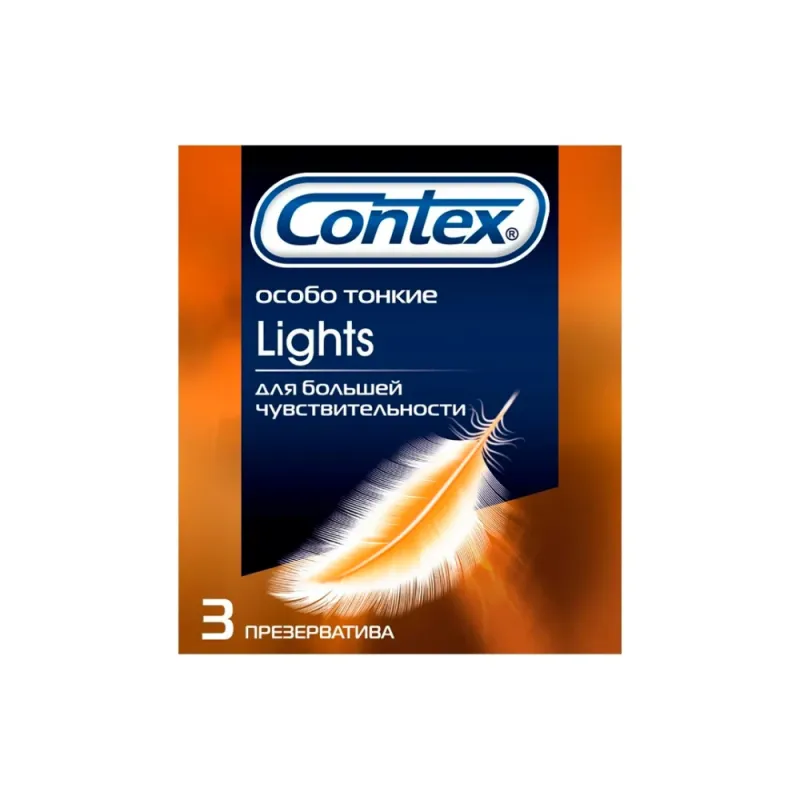 Contex презервативы Lights тонкие, 3 шт
