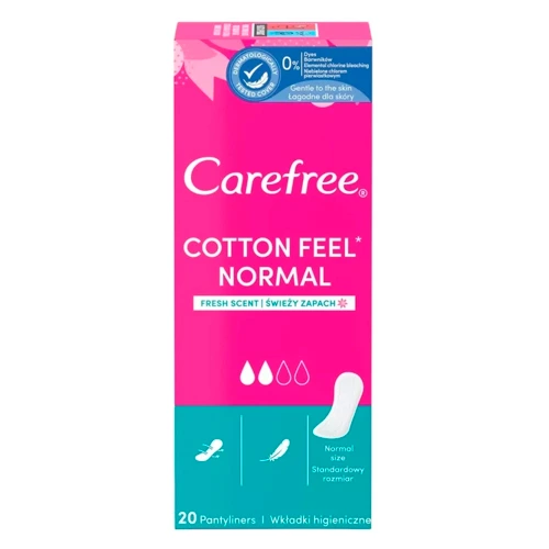 Carefree® Cotton Feel Normal салфетки 20 шт