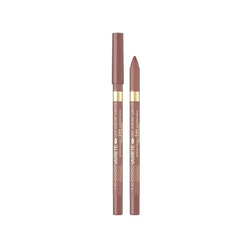 Eveline Гелевый карандаш для губ водостойкий/матовый 01-NUDE Variete GEL Lipliner Pencil
