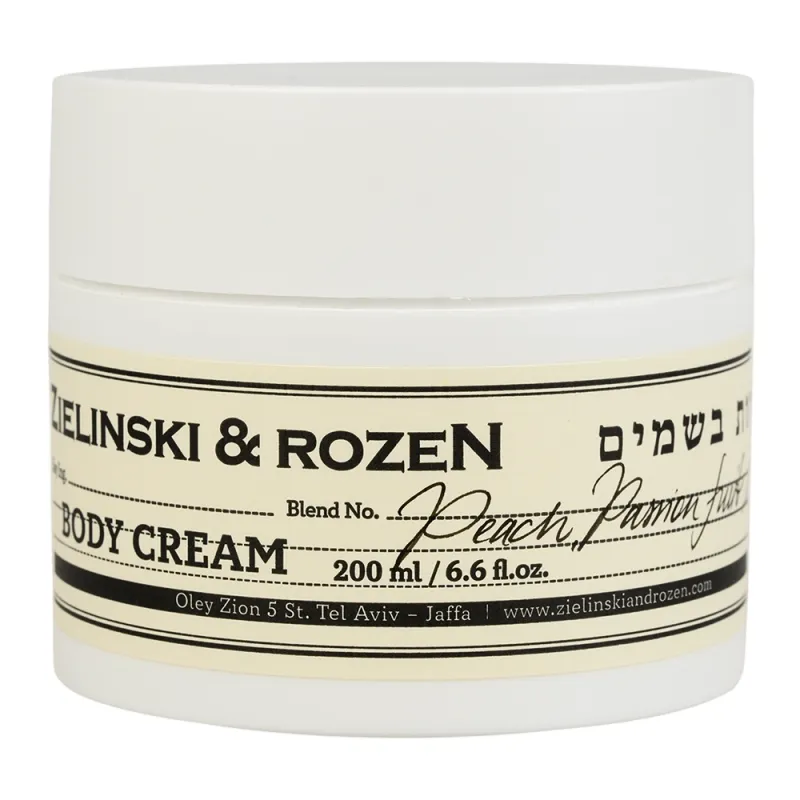 Zielinski & Rozen Body cream in a jar 888 Peach, Passion fruit, Musk   Крем для тела в банке 888 Персик, Маракуйя, Мускус 200мл