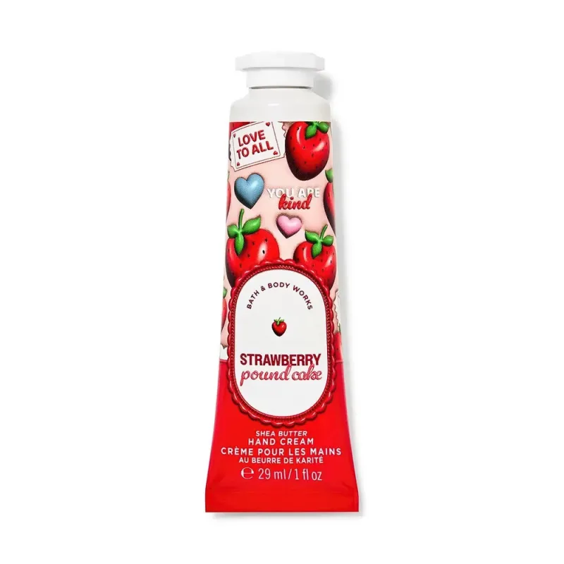 Bath & Body Works KEY Forms MOIST. Hand Cream Strwbrrypoundcake 29 гр