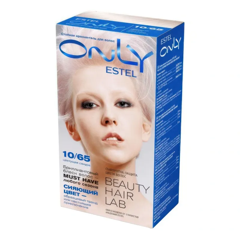 Estel Only Стойкая краска-гель для волос  Светлый блондин фиолетово-красный