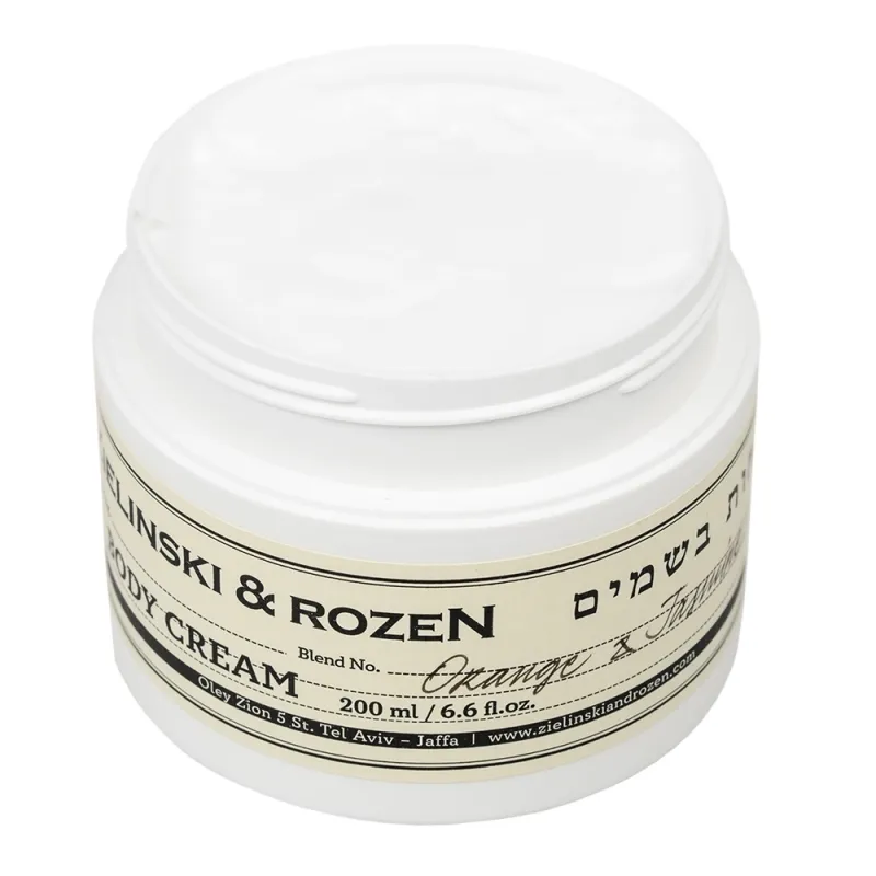 Zielinski & Rozen Body cream in a jar of Orange, Jasmine, Vanilla   Крем для тела в банке Апельсин, Жасмин, Ваниль 200мл — 3