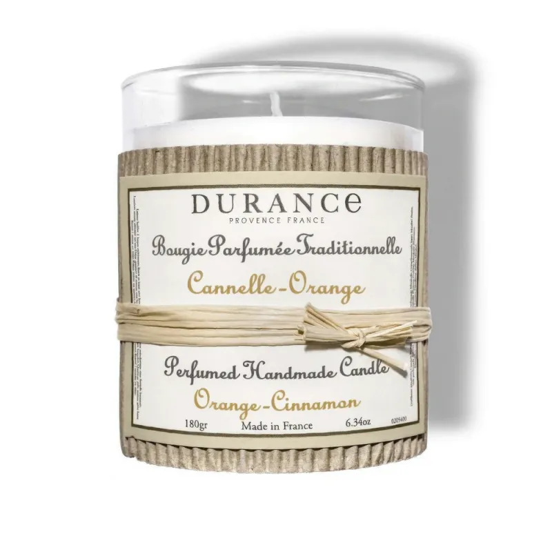 Durance Парфюмированная натуральная свеча Perfumed Handmade Candle 180 gr 6.34 oz Cinnamon Orange
