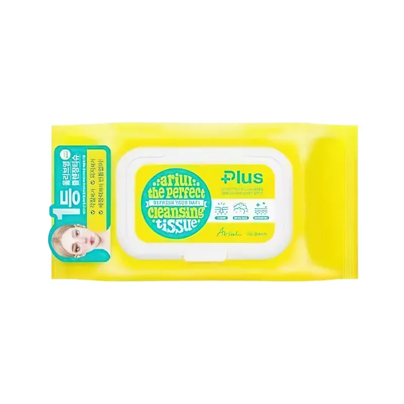 ARIUL Салфетки очищающие THE Perfect Cleansing Tissue Plus 100шт