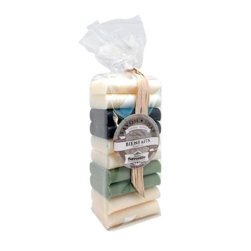 Maitre Savonitto Set of 10 Benefits  Set 24gx10 Подарочный набор из 10 ПОЛЕЗНЫХ мыл