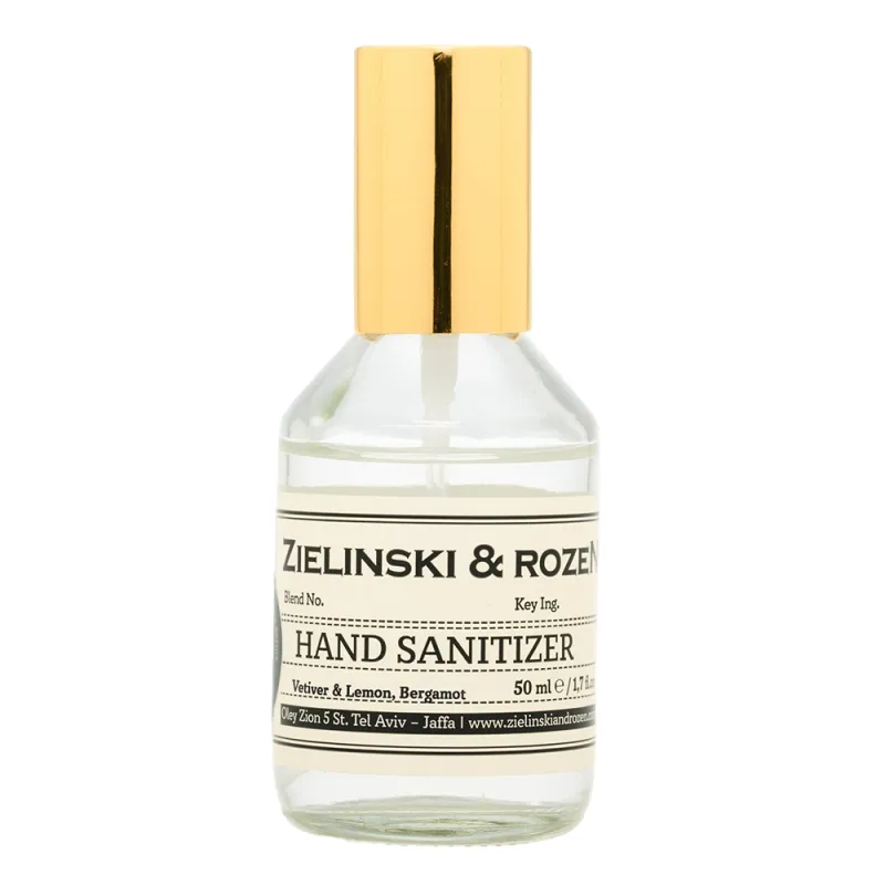 Zielinski & Rozen Sanitizer Hand Spray  Vetiver, Lemon Санитайзер Спрей для рук Ветивер, Лимон, Бергамот (50мл)