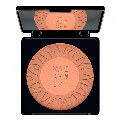 Make up Factory Сияющая пудра-бронзер с минералами Mineral Glow Bronzer тон 05 Естественный сияющий