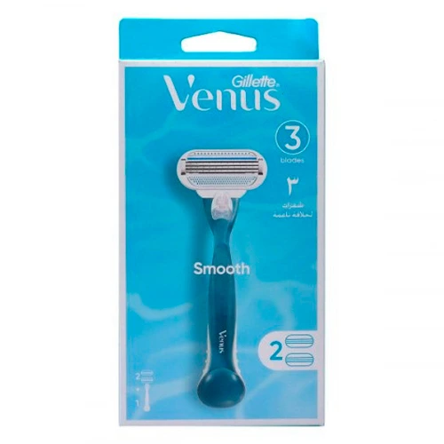 Gillette Venus Smooth Бритва + 2 кассеты