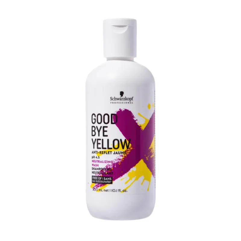 Schwarzkopf Goodbye Yellow Нейтрализующий шампунь  300мл