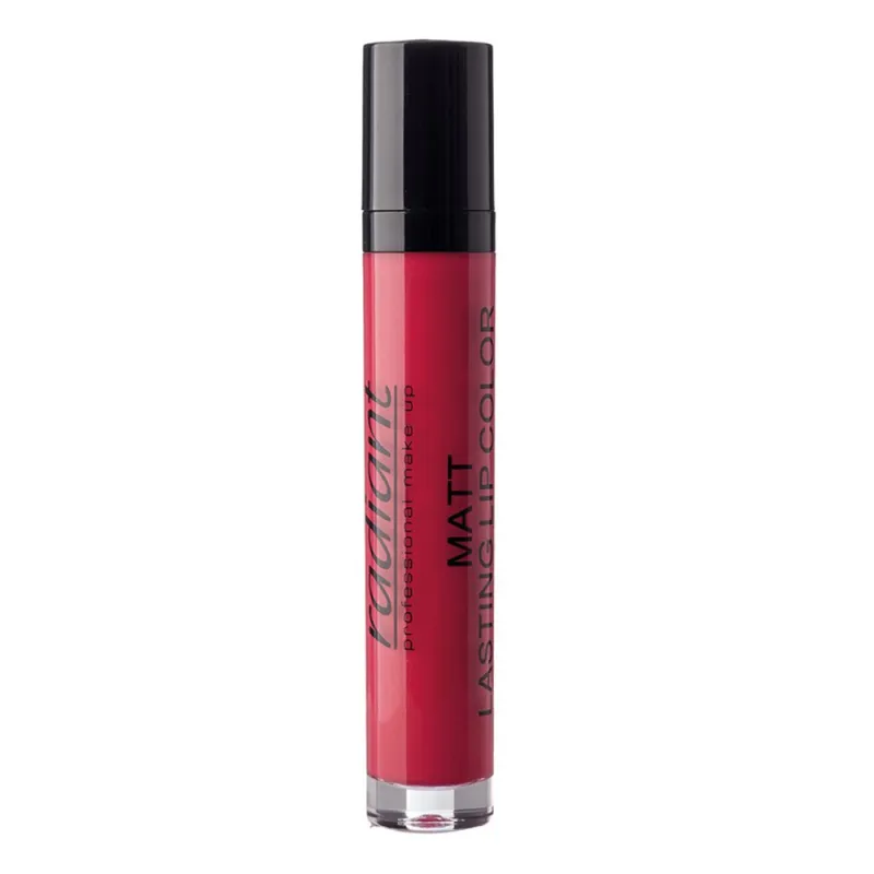 RADIANT Matt Lasting LIP Color SPF 15 No 51 Жидкая стойкая матовая помада для губ Matt Lasting Lip Color SPF 15, тон 51 ягодный красный