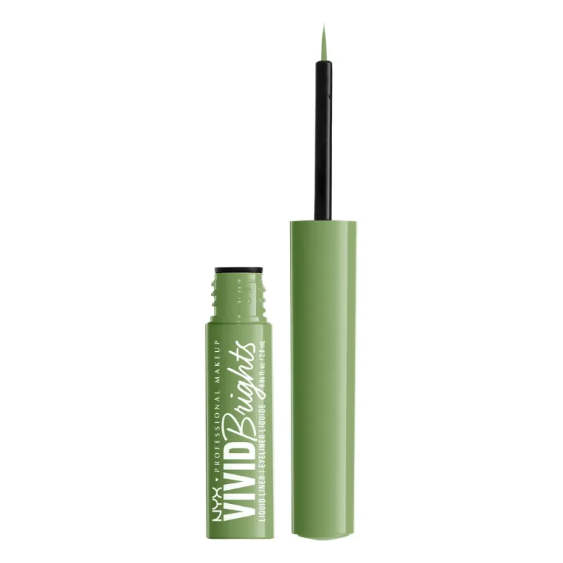 NYX PMU NYX Яркая цветная жидкая подводка для глаз 02 – Призрачный зеленый — 4