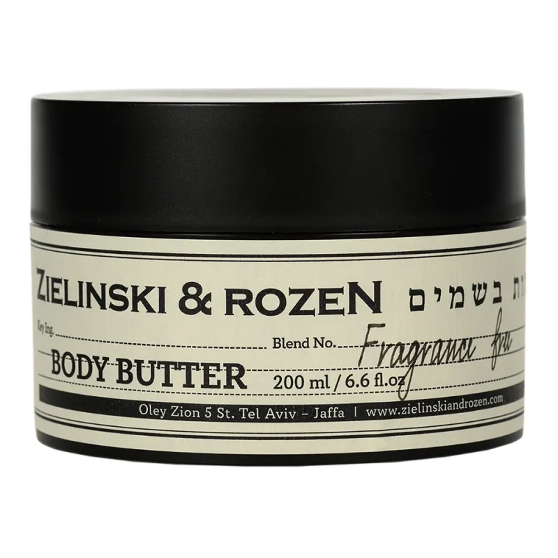 Zielinski & Rozen Крем масло для тела без аромата (200мл) / Body butter Fragrance Free (200 ml)