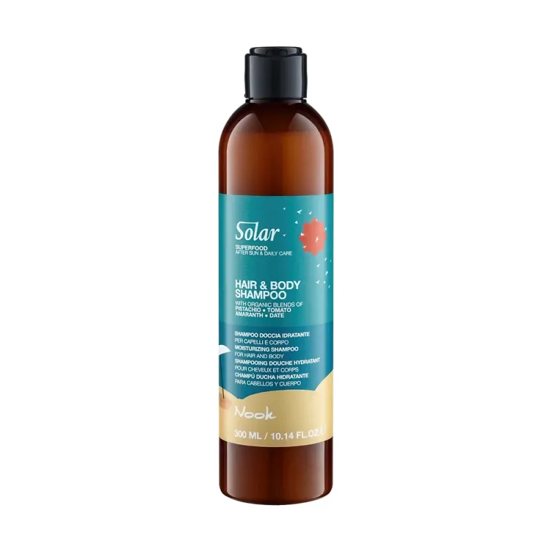 Nook Cosmetics NOOK solar superfood 2 в 1 шампунь для волос и тела 300 мл