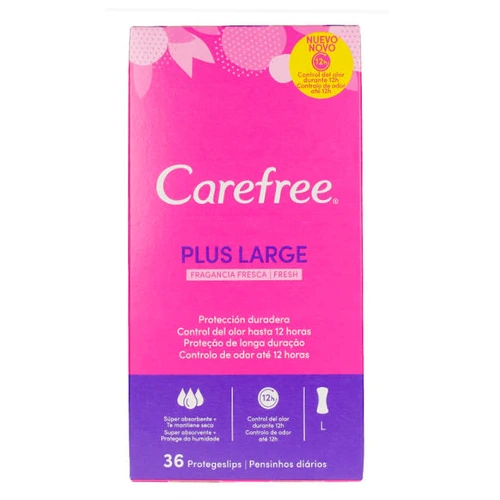 Carefree® Large Plus Fresh салфетки ароматизированные 36 шт
