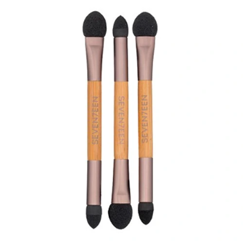 Seventeen Cosmetics Seventeen 3 ta soya aplikatoridan iborat to'plam EYESH SPONGE APPL BAMBOO