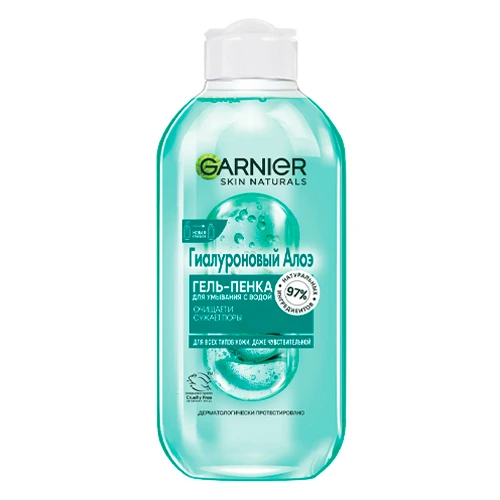 Garnier Skin Naturals Gialuron Aloe gel-penkasi, yuvinish uchun, 200 ml