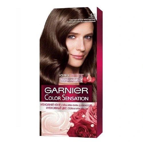 Garnier Color Sensation Garnier Краска для волос COLOR SENSATION тон 5.0 Сияющий светло-каштановый