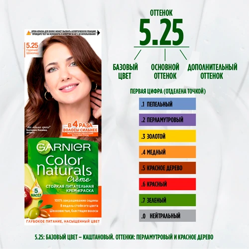 Garnier Color Naturals Garnier Стойкая питательная крем-краска для волос Color Naturals, оттенок 8, Пшеница — 2