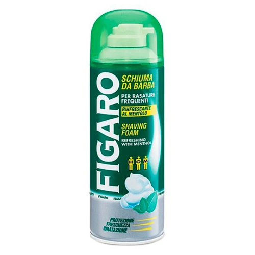MALIZIA Figaro EXP Schave Barber Menthol Пена для бритья с ментолом 400 мл